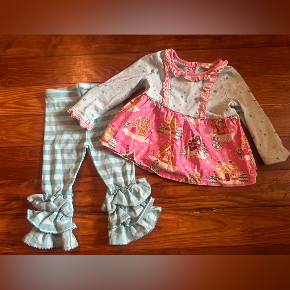 Matilda Jane Pink and Blue Kids Matching Set